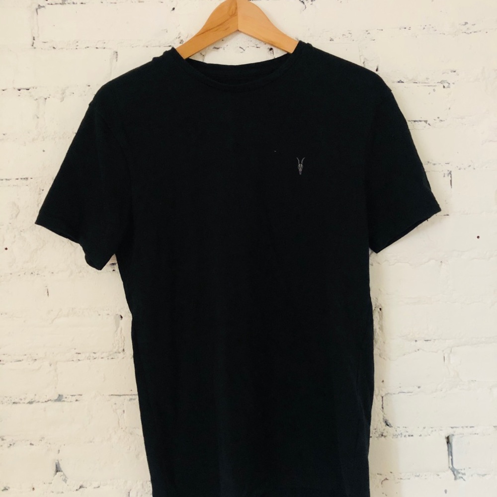 Men's Allsaints Black Logo T-shirt Small